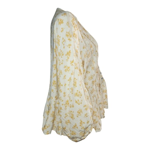 Torrid Top Womens Plus Size 00 Purple Paisley Clip Dot Open Back Boho NWT New - Picture 4 of 10